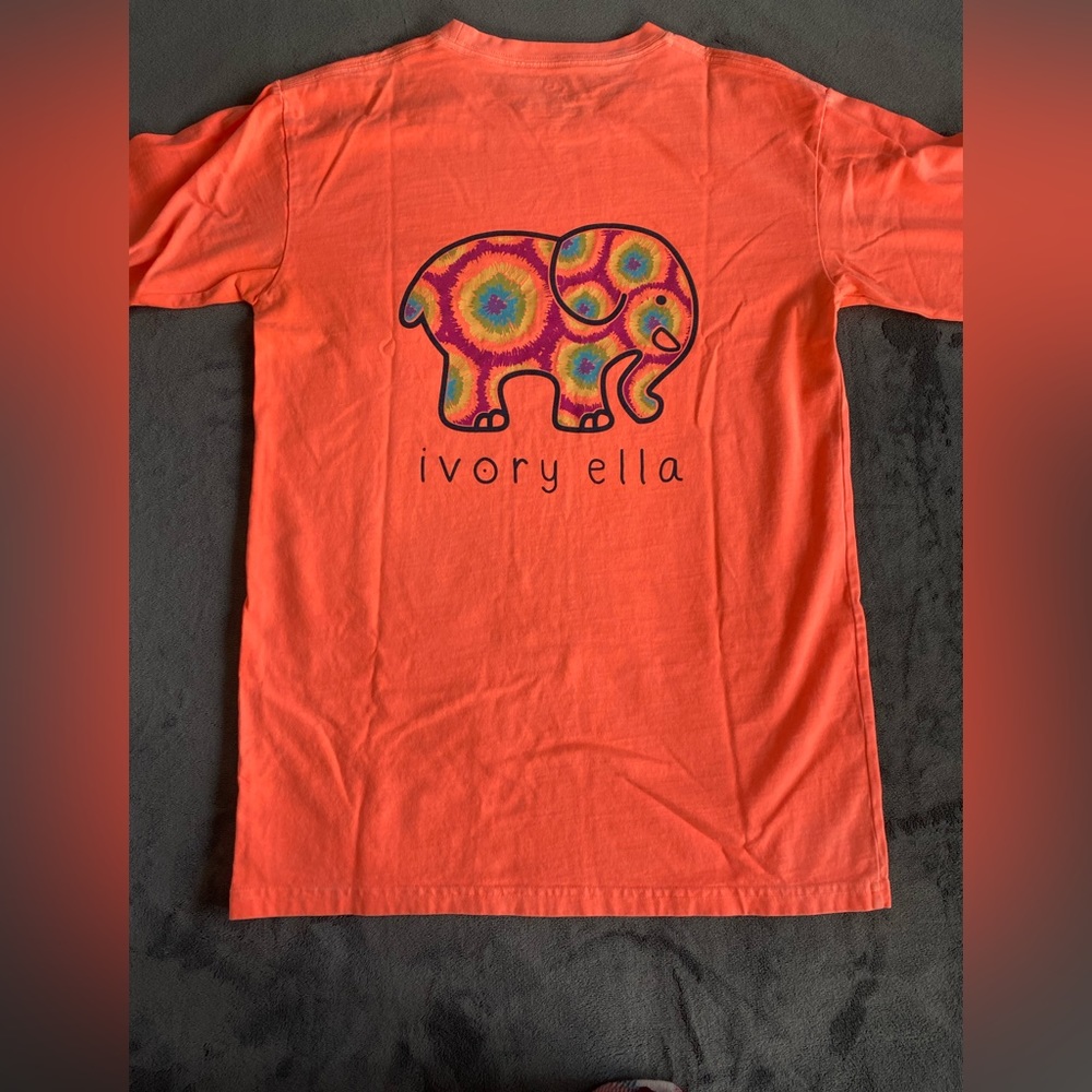 Ivory Ella coral long sleeve shirt